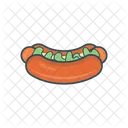 Hotdogs Fastfood Eat Icon