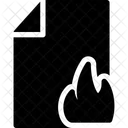 Hot File Fire Icon