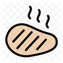Grilled Beef Steak Icon