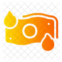 Hot Money Dollar Banknote Icon