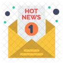 Hot News Mail  Icon