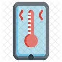 Hot Phone Problem Technology Icon