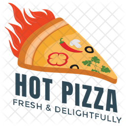 Hot Pizza Logo Icon Of Flat Style Available In Svg Png Eps Ai Icon Fonts