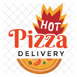 Hot Pizza Logo Icon Of Flat Style Available In Svg Png Eps Ai Icon Fonts