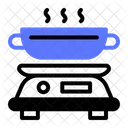 Hot Plate Plate Heater Icon