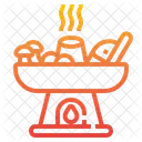 Hot Pot Asian Food Meal Icon
