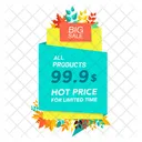 Hot Price Discount Tag Discount Label Icon
