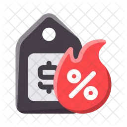 Hot price  Icon