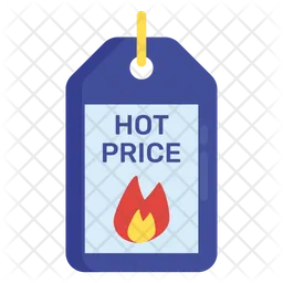 Hot Price Tag  Icon