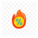 Hot Sale Discount Promotion Icon