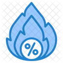 Hot Sale Hot Offer Fire Icon