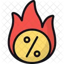 Hot Sale Hot Deal Discount Icon