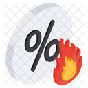 Hot Sale Hot Discount Hot Deal Icon