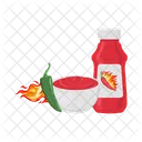 Sauce Hot Spicy Icon