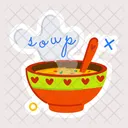 Hot Soup Hot Broth Soup Bowl Icon
