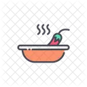 Hot Soup Red Chili Soup Hot Icon