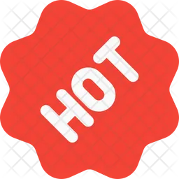 Hot Sticker  Icon