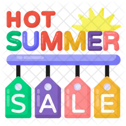 Hot Summer Sale  Icon