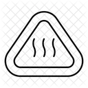 Hot Surface Warning Security Icon