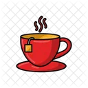 Hot Tea Hot Cup With A Hot Drink Icon