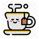 Hot Tea Bag Cup Icon