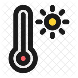 Hot temperature  Icon