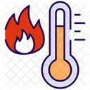 Hot temperature  Icon