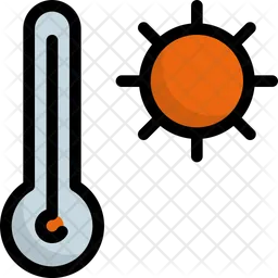 Hot temperature  Icon