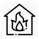 Building Flame Heating Icon