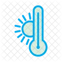 Hot Temperature Temperature Thermometer Icon