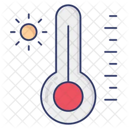 Hot Temperature  Icon