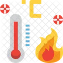 Hot temperature  Icon