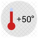 Temperature Condition Hot Icon