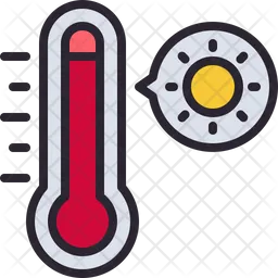 Hot Temperature  Icon