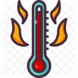 Hot Temperature  Icon