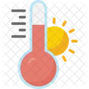 Hot Temp Temperature Icon