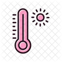 Hot Temperature Thermometer Hot Icon