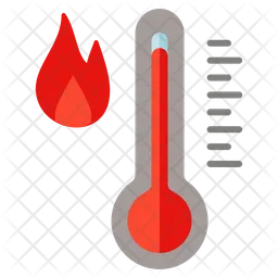 Hot Temperature  Icon