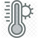 Hot Temperature Climate Thermometer Icon