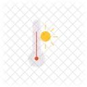 Hot Temperature Temperature Thermometer Icon