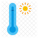 Hot Temperature Temperature Thermometer Icon