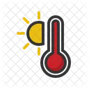 Sun Hot Temperature Icon