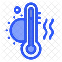 Thermometer Sun Hot Icon