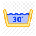 Water Temperature Washing Icon