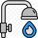 Hot Water Showerhead Shower Icon