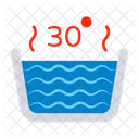 Water Heating Temperature Icon