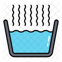 Hot water bucket  Icon