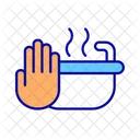 Hot water restriction  Icon