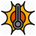 Hot Disaster Nature Thermometer Weather Icon