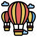 Hotairballoon Travel Adventure Icon